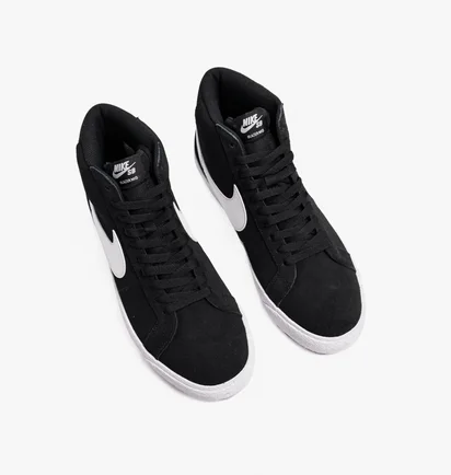 Кроссовки унисекс Nike Sb Zoom Blazer Mid Black White 864349-002