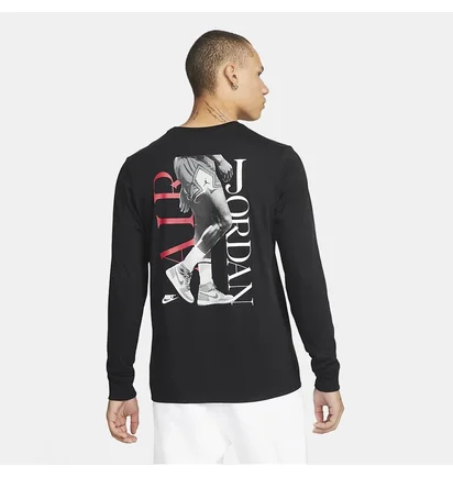 Лонгслив мужской Air Jordan Sport Dna Graphic Long-Sleeve T-Shirt Black Dh8976-010
