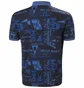Поло мужское Helly Hansen Newport Polo Black/Blue 34304-585
