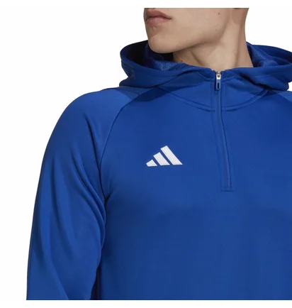 Кофта мужская Adidas Hooded Sweatshirt Tiro23 C Hood Blue HU1349