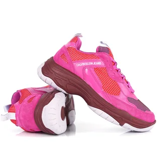 Кроссовки женские Calvin Klein Maya Low Top Lace Up Pink/Violet B4R0823-MULTI-HOT-PINK