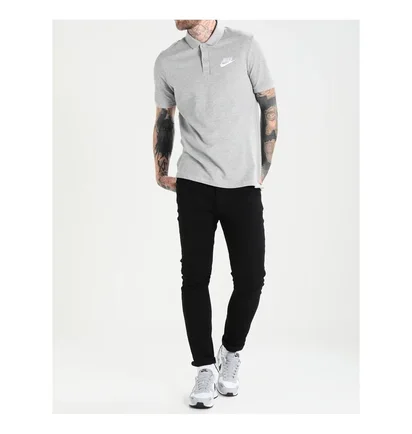 Поло мужское Nike Sportswear MenS Polo Grey CN8764-063