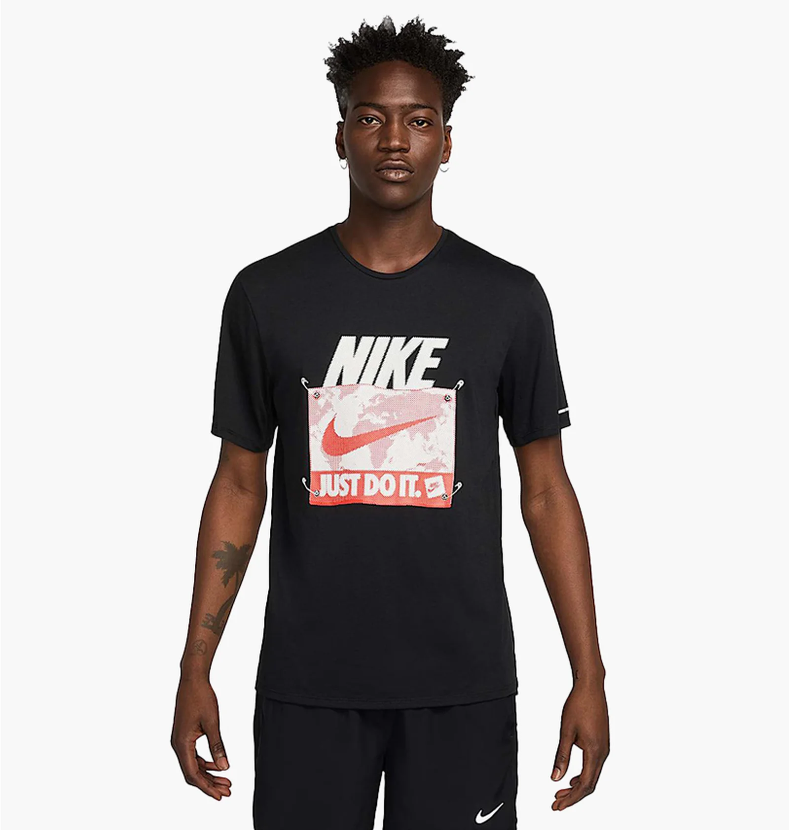 ᐉ Футболка мужская Nike Dri-Fit Run Energy Ss Top Black HJ4158