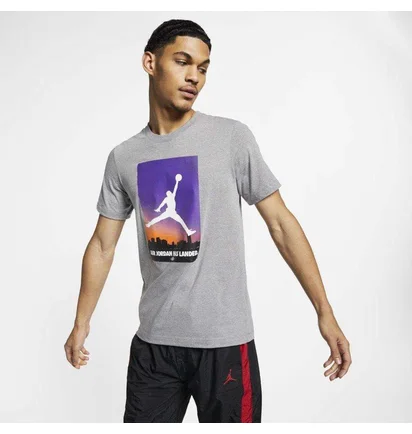 Футболка чоловіча Nike Air Jordan 23 T-Shirt Grey AO0692-091