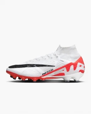 Бутси унісекс Nike Mercurial Superfly 9 Elite Artificial-Grass Soccer Cleats White/Orange DJ5165-600