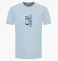 Футболка мужская C.P. Company Korte Mouw Light Blue 20CMTS084A-005100W-888