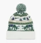Шапка детская Nike Peak Holiday Beanie White/Green HV7025-133