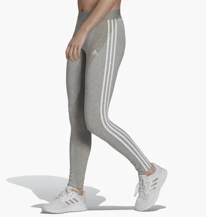 Лосины женские Adidas Loungewear Essentials 3-Stripes Leggings Grey Gv6017