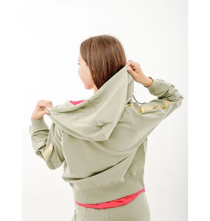 Олимпийка женская AUSTRALIAN Gold Tape Elastic Fleece Tracksuit Olive LSDTU0073-515