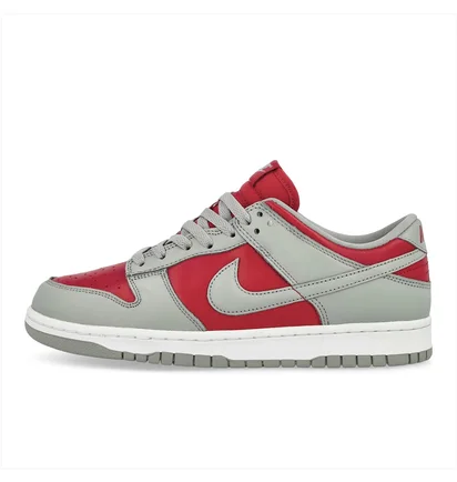 Кроссовки унисекс Nike Dunk Low Grey/Red FQ6965-600