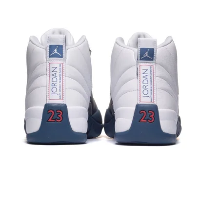 Кроссовки мужские Air jordan 12 Retro French Blue MenS Shoes White/Blue CT8013-114