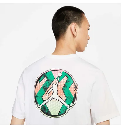 Футболка чоловіча Air Jordan M J Sprt Dna Hbr Ss Crew White CZ8083-100