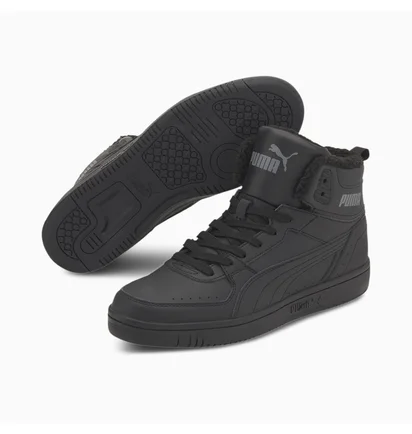 Кросівки чоловічі Puma Rebound Mid Fur Black 37557604