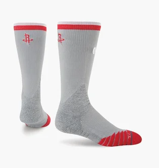 Носки унисекс Stance Nba Houston Rockets Logo Crew Basketball Socks Grey (1 пара) M559C5LCRO-GRY