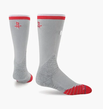 Шкарпетки унісекс Stance Nba Houston Rockets Logo Crew Basketball Socks Grey (1 пара) M559C5LCRO-GRY