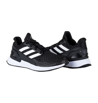 Кроссовки унисекс Adidas Rapidarun J Black EF9242