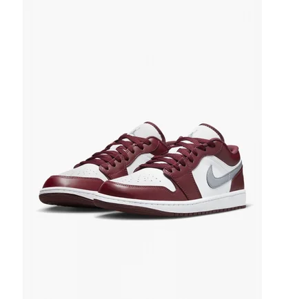 Кросівки чоловічі Nike Air Jordan 1 Low Red/White 553558-615