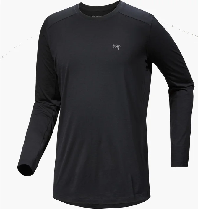 Лонгслив мужской Arc'teryx Ionia Merino Wool Ls Black X000007732-BLACK
