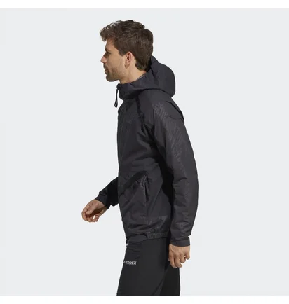 Куртка мужская Adidas Terrex Utilitas Rain.Rdy 2.5-Layer Rain Jacket Black Hn2928