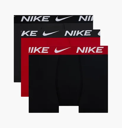 Трусы детские Nike Essential Micro (3 пары) Black/Red 9N0844-U10