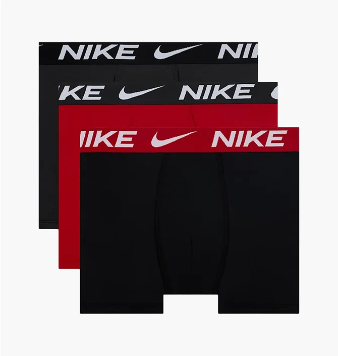 Трусы детские Nike Essential Micro (3 пары) Black/Red 9N0844-U10
