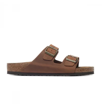 Тапочки чоловічі BIRKENSTOCK Arizona Bs Cognac Clh Brown 1028272