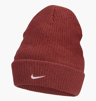 Шапка унисекс Nike Beanie Utility Swoosh Red Dv3342-691