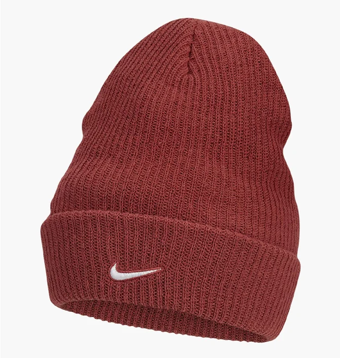 Шапка унисекс Nike Beanie Utility Swoosh Red Dv3342-691