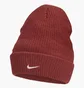 Шапка унисекс Nike Beanie Utility Swoosh Red Dv3342-691