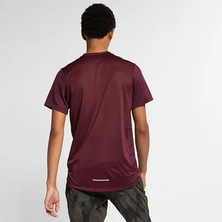 Футболка мужская Nike Dri Fit Miler Running Top Ss Bordo AJ7565-681