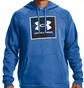 Худи мужское Under Armour Hooded Sweatshirt Rival Fleece Graphic Blue 1370349-474