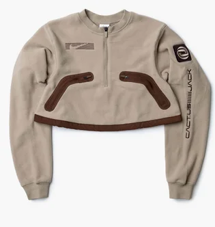 Кофта женская Nike X Cact.Us Corp Pullover Crew Sweatshirt Beige DM1287-247