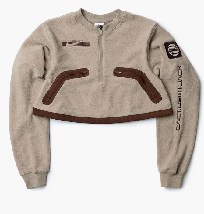 Кофта женская Nike X Cact.Us Corp Pullover Crew Sweatshirt Beige DM1287-247