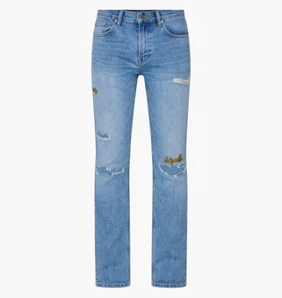 Джинси чоловічі Ksubi Chitch Public Repair Skribed Light Blue MSP26DJ015
