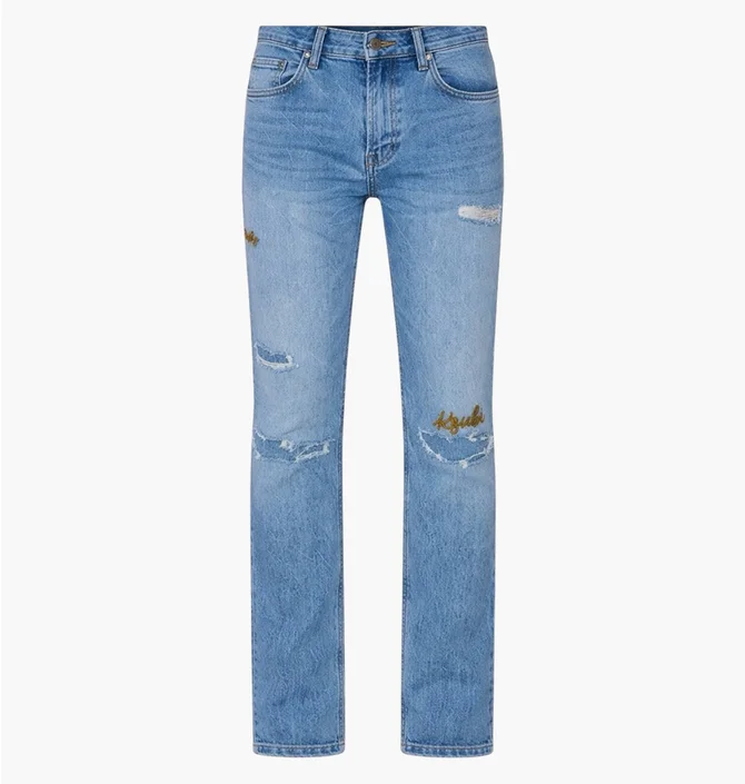 Джинси чоловічі Ksubi Chitch Public Repair Skribed Light Blue MSP26DJ015