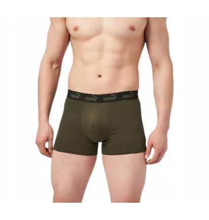 Трусы мужские Puma Elements Black/Olive (2 шт) 938753-07