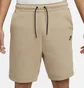 Шорты мужские Nike Sportswear Tech Fleece Beige Cu4503-247