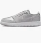 Кроссовки детские Air Jordan 1 Retro Low Og Silver Grade School Lifestyle Shoe Grey CZ0858-002