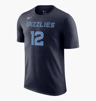 Футболка мужская Nike T-Shirt Nba Memphis Grizzlies Black DR6382-425