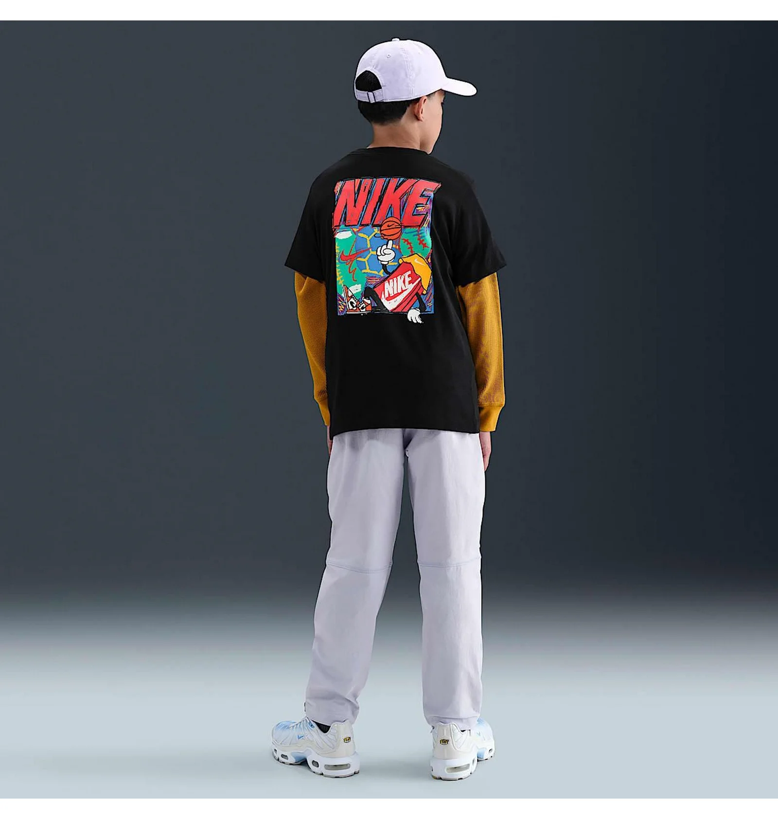 ᐉ Футболка детская Nike Boxy Multi Black HV5212-010 - купить в
