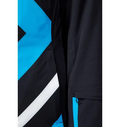 Куртка жіноча Cmp Jacket Zip Hood Black/Blue 32W0256-U901