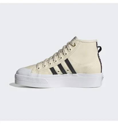 Кеди жіночі Adidas Nizza Platform Mid W Beige H00641