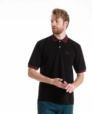 Кофта мужская Palmes Arthur Polo Black 10001