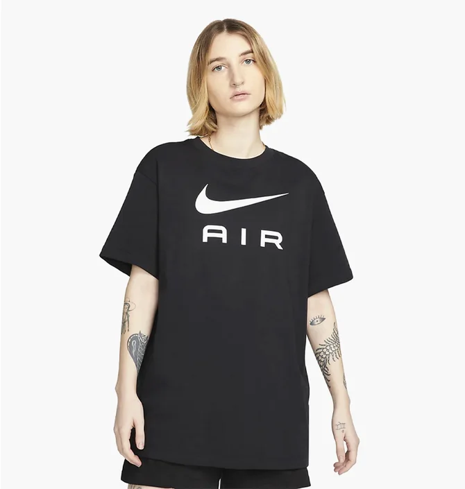 Футболка женская Nike W Nsw Tee Air Bf Black DX7918-010