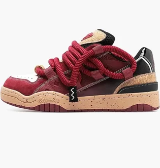 Кросівки унісекс Cat&Sofa Dreadlocks Bordo CS-014