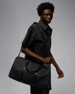 Сумка мужская Air Jordan Monogram Duffle Bag Cat Black LM0759-KK2