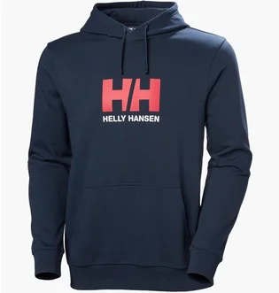 Худі чоловіче Helly Hansen Logo Hoodie Blue 54582-597