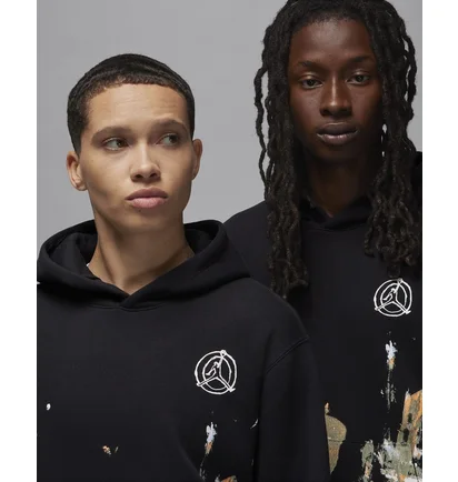 Худи унисекс Air Jordan Artist Series By Jammie Holmes Fleece Pullover Hoodie Black FD7393-010