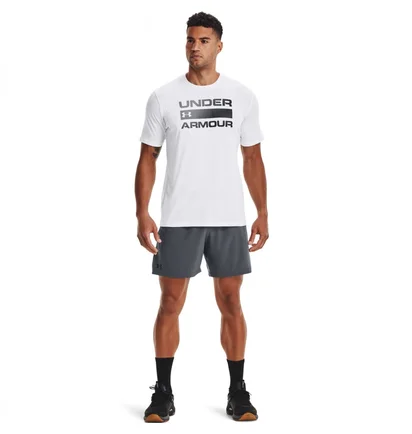 Футболка мужская Under Armour Team Issue Wordmark Ss White 1329582-100