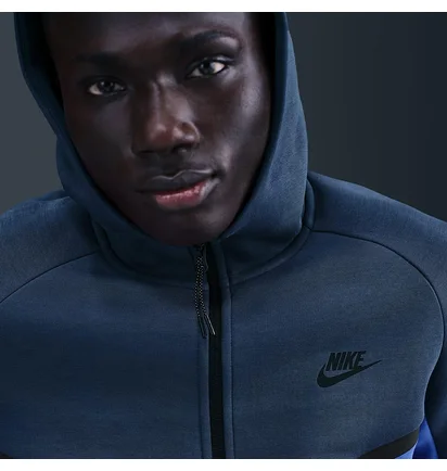 Толстовка мужская Nike Tech Fleece Windrunner Blue HV0949-438